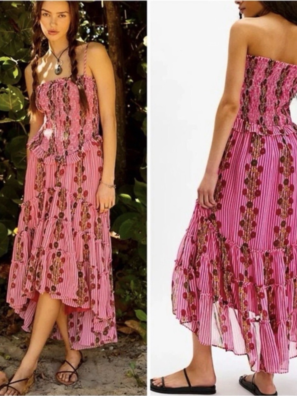 FREE PEOPLE ALEJANDRA MIDI DRESS